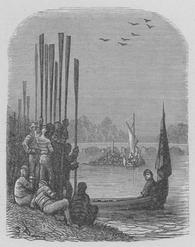 Las Regatas, Esperando de Gustave after Dore
